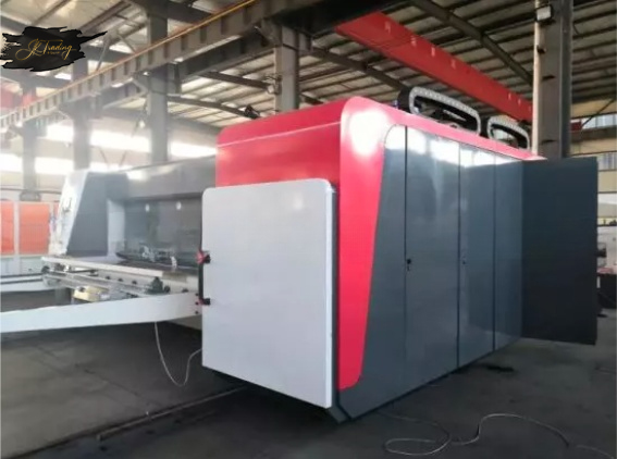 High Speed Computer Water Ink Flexo Printing Slotting Carton Box Making Machine